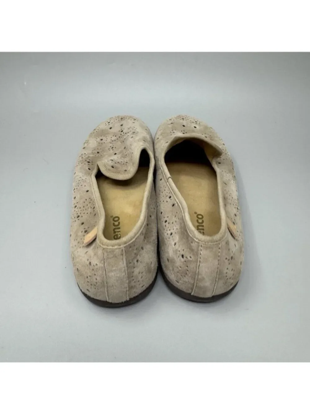 Spenco Women’s Paisley Beige Orthotic Ballet Flats Size 8.5B Comfort Shoes